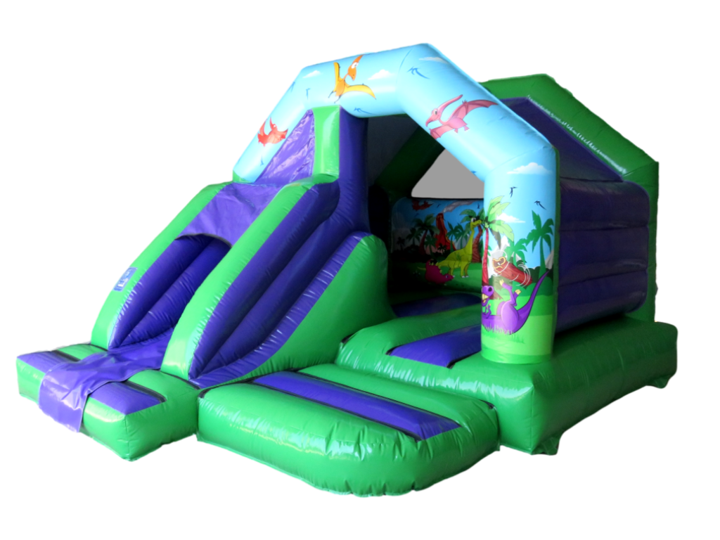 Dinosaur Castle & Slide bouncy castle